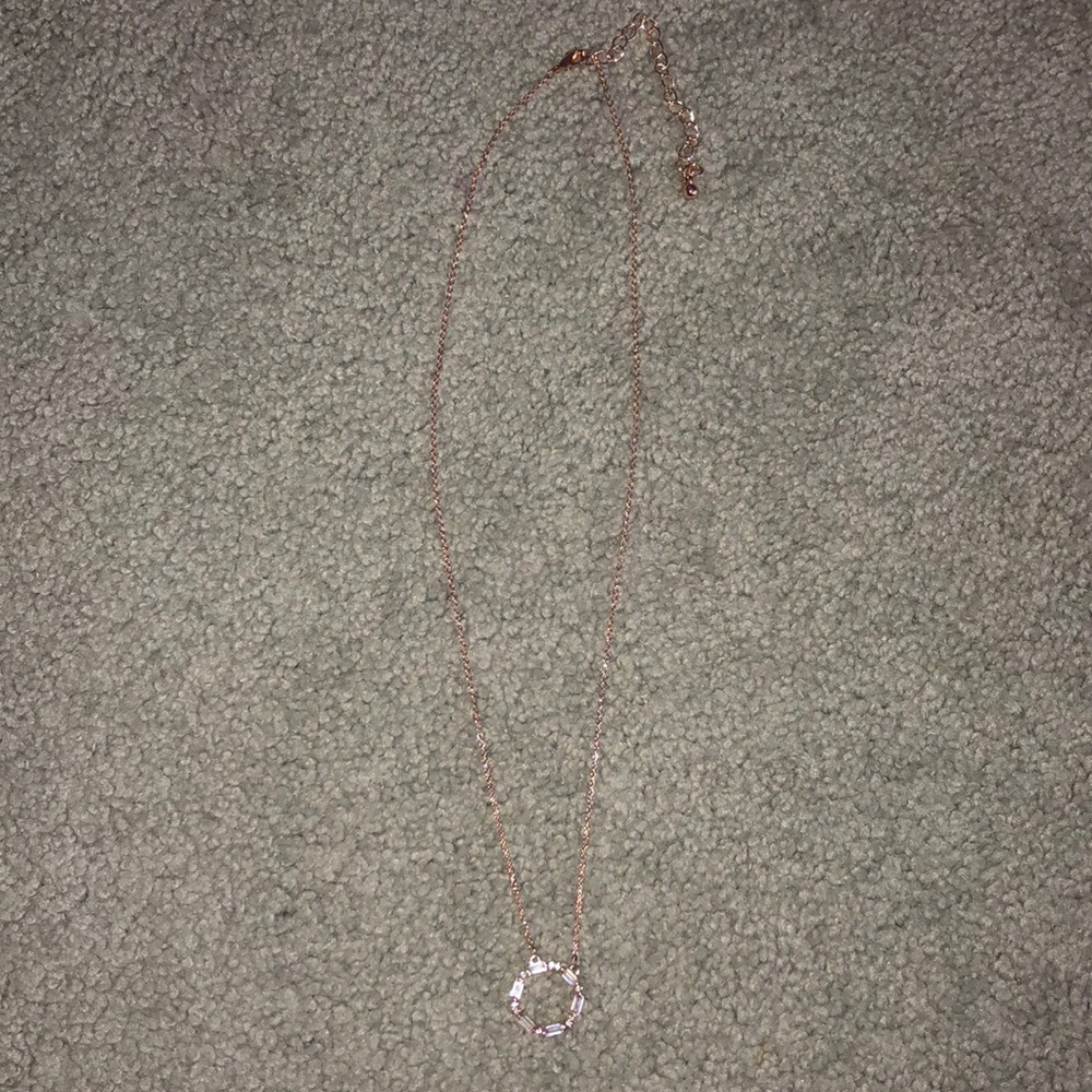 Rose gold necklace